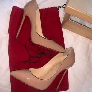 Christian Louboutin 120 MM Pigalle nude